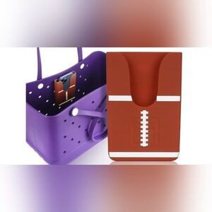 Football Phone Holder for Bogg Bag